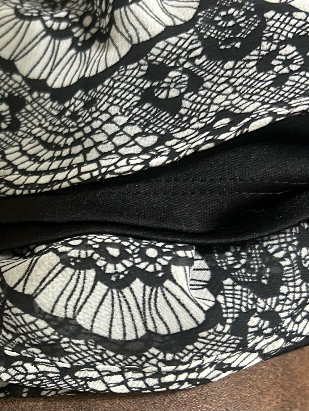 Black and White Strapless Smocked Sundress - Picture 16 of 16